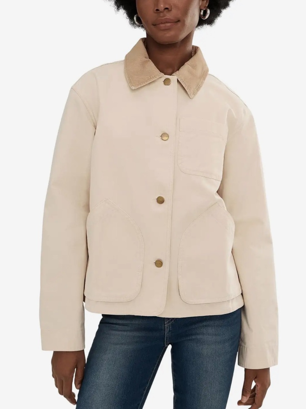 L.L. Bean NWT Lightweight Field Jacket Cotton Canvas Pale Khaki Large Regular